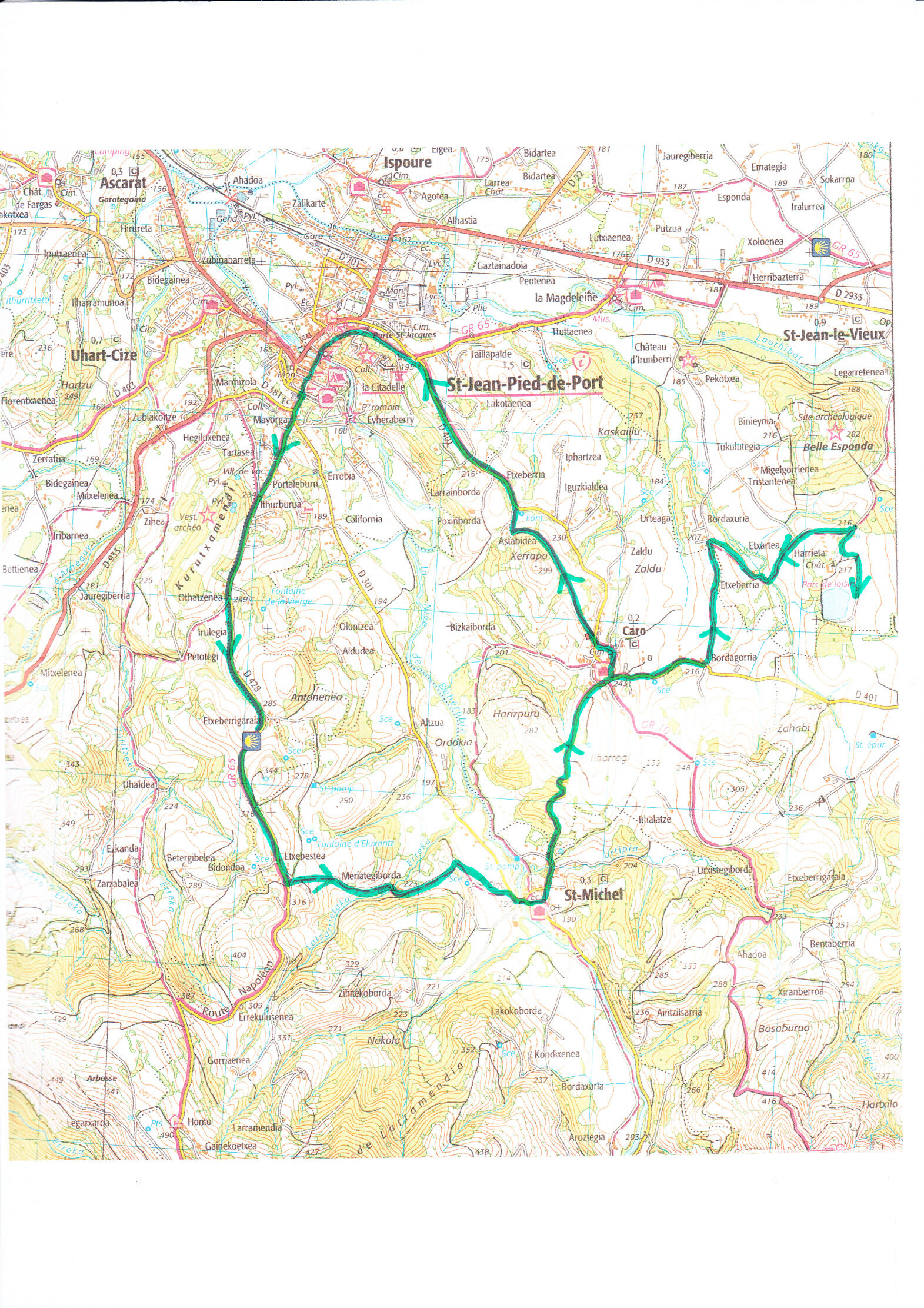 PARCOURS MARCHE 64